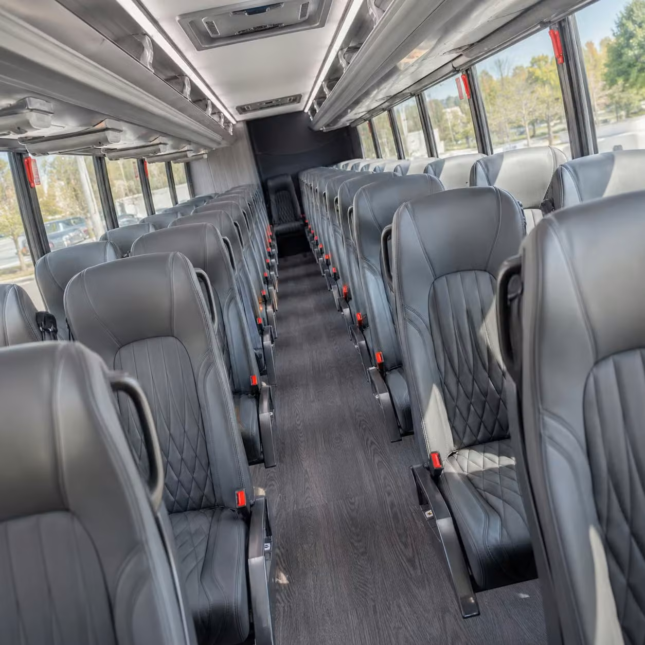 25 passenger minibus interior