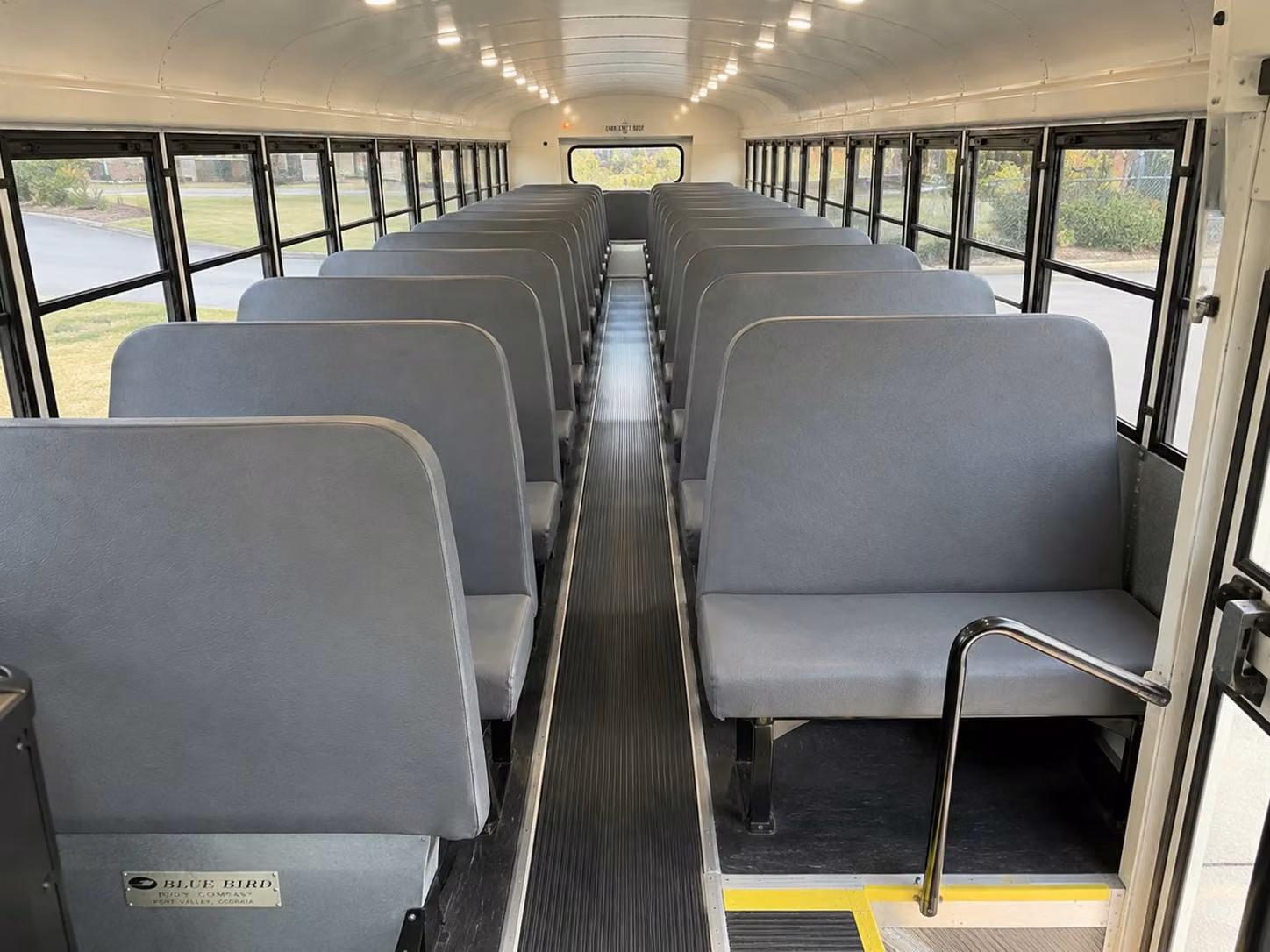 school bus interior