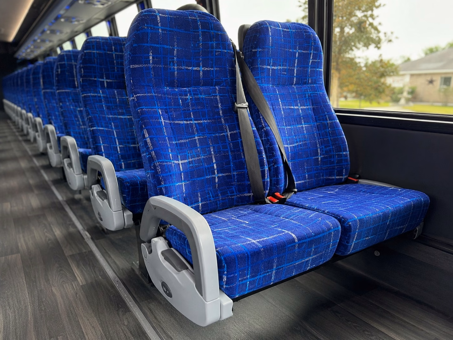 sterling heights charter bus interior