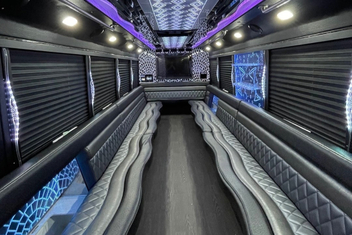 Sterling Heights Party Bus Interior