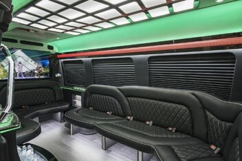 Sterling Heights Sprinter Party Bus Interior